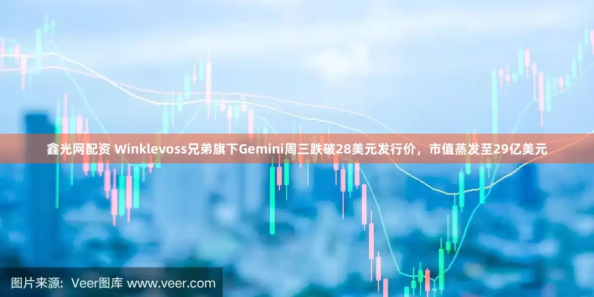 鑫光网配资 Winklevoss兄弟旗下Gemini周三跌破28美元发行价，市值蒸发至29亿美元